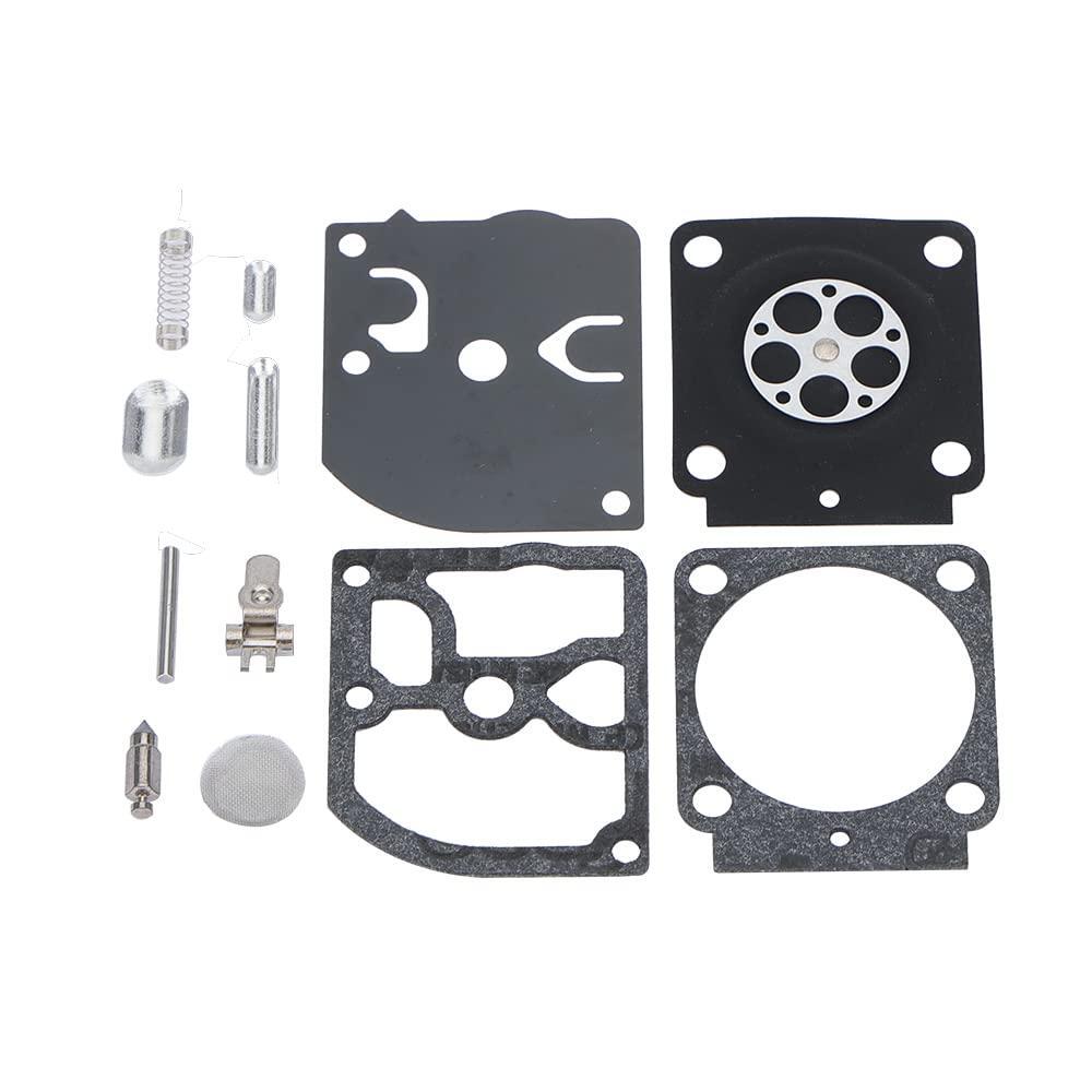 Hipa RB-100 Carburetor Rebuild Kit for STIHL FS55 FS38 BG45 HS45 MM55 & Mini Tiller 4137 EMU Trimmer Blower with Primer Bulb