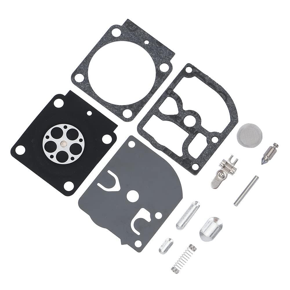 Hipa RB-100 Carburetor Rebuild Kit for STIHL FS55 FS38 BG45 HS45 MM55 & Mini Tiller 4137 EMU Trimmer Blower with Primer Bulb