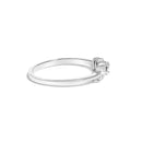 .925 Sterling Silver Diamond Accent "MOM"  Ring (J-K Color, I2-I3 Clarity) - Ring Size 7-2