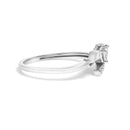 .925 Sterling Silver Diamond Accent "MOM" Heart Ring (J-K Color, I2-I3 Clarity) - Ring Size 7-2