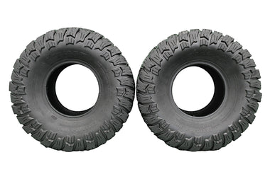 Two Antego 20x10.00-8 ATW-071 aggressive turf lawn-mower tires, tires only