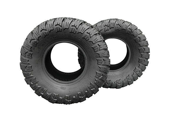 Antego 18x9.50-8 Lawn Mower Tires, Set of 2, ATW-071 Aggressive Turf Tread, 4-Ply Tubeless NHS, 1040 lb Capacity, Riding Mower and Lawn Tractor Rear Tires, Tires Only
