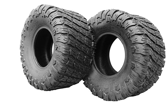 Antego 18x9.50-8 Lawn Mower Tires, Set of 2, ATW-071 Aggressive Turf Tread, 4-Ply Tubeless NHS, 1040 lb Capacity, Riding Mower and Lawn Tractor Rear Tires, Tires Only