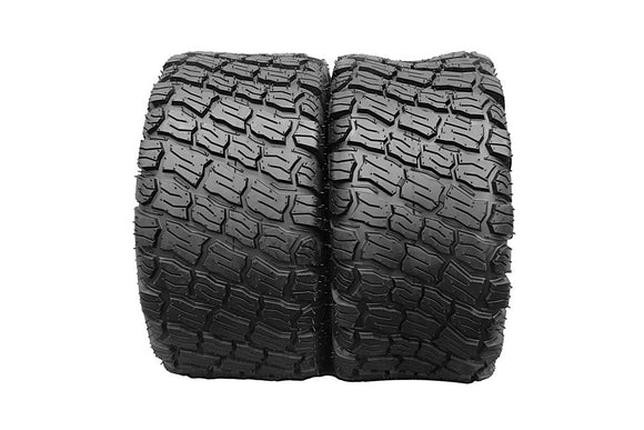 Antego 18x9.50-8 Lawn Mower Tires, Set of 2, ATW-071 Aggressive Turf Tread, 4-Ply Tubeless NHS, 1040 lb Capacity, Riding Mower and Lawn Tractor Rear Tires, Tires Only