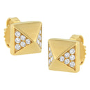 14K Yellow Gold 1/4 Cttw Diamond Pyramid Stud Earring (G-H Color, SI1-SI2 Clarity)-7