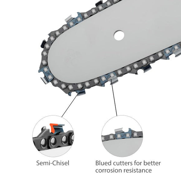 16 Inch MS210 Chain 3/8 LP Pitch .043 Gauge 55 DL for Stihl MS170 MS180 MS 210 017 018 MS180C MS170C Chainsaw #61 PMM3 55 90PX055G
