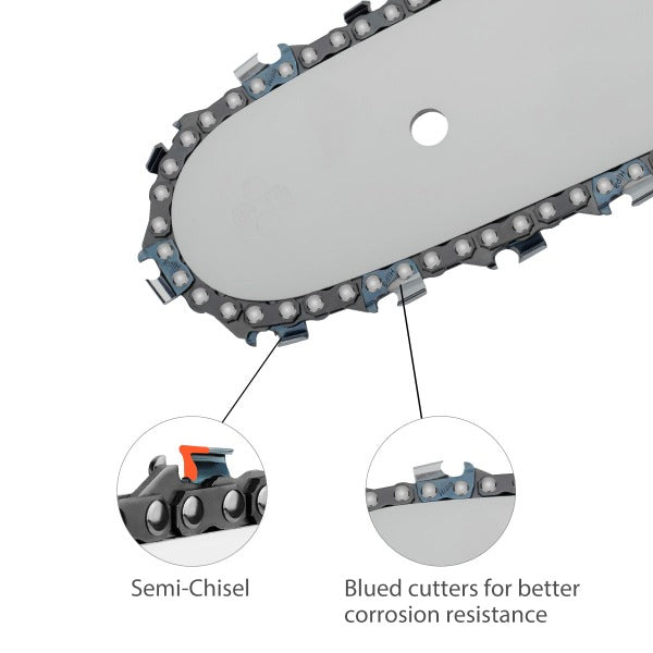 16 Inch MS210 Chain 3/8 LP Pitch .043 Gauge 55 DL for Stihl MS170 MS180 MS 210 017 018 MS180C MS170C Chainsaw #61 PMM3 55 90PX055G