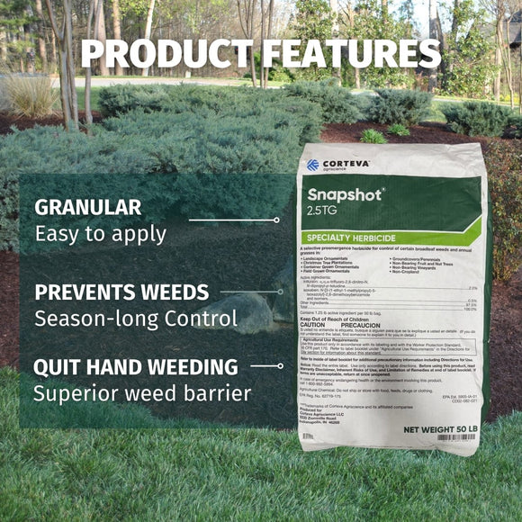 Snapshot 2.5TG Pre-emergent