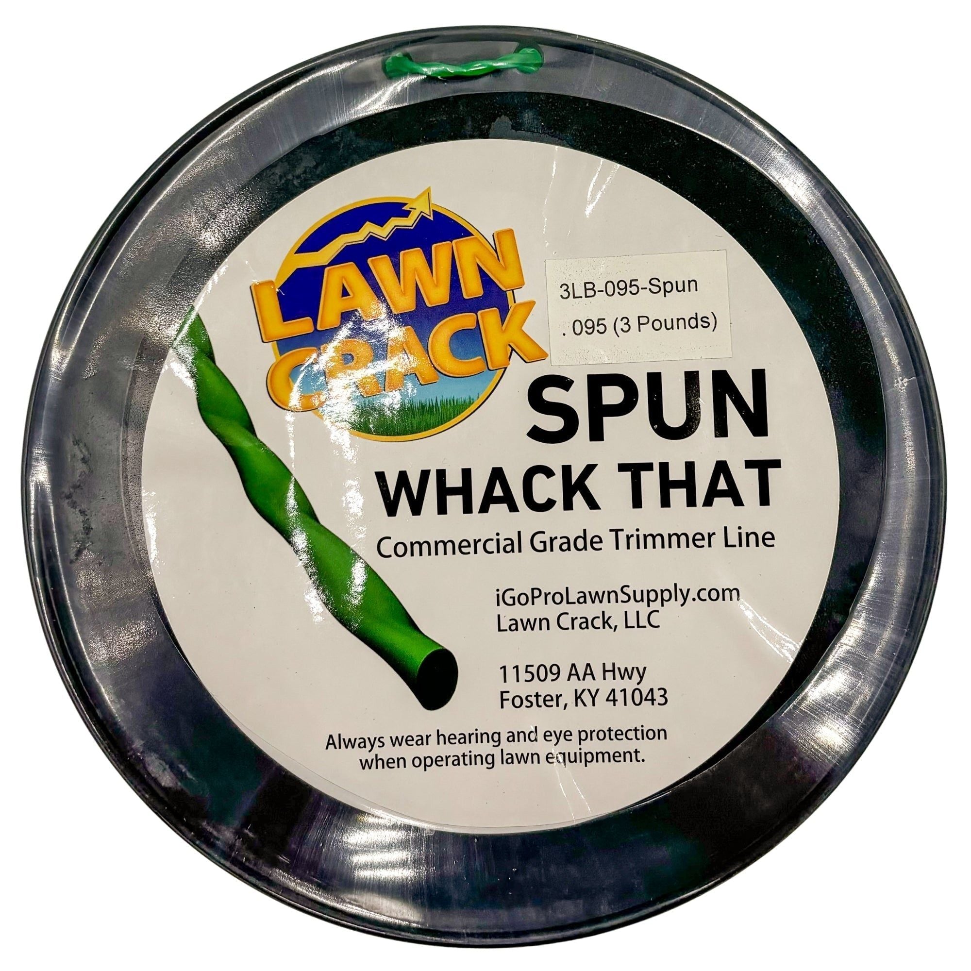 .095 Spun Trimmer Line 3 Pounds Commercial Grade Lawn Crack