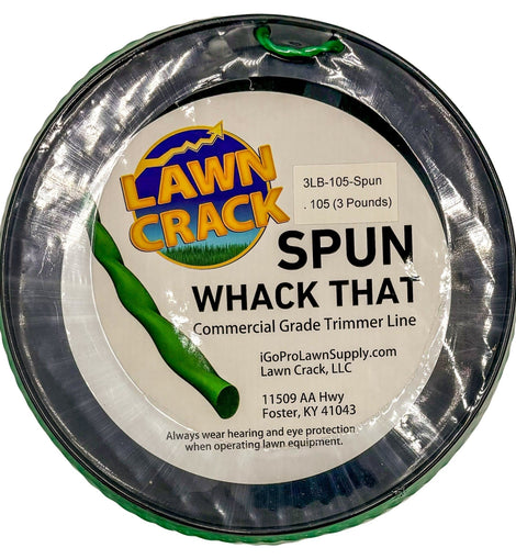 .105 Spun Trimmer Line 3 Pounds Commercial Grade Lawn Crack