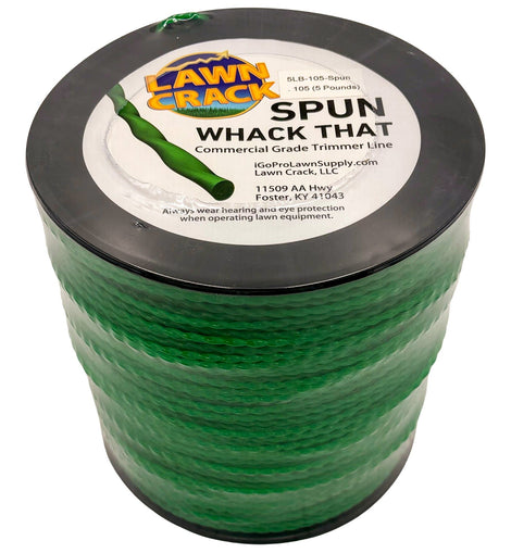 .105 Spun Trimmer Line 5 Pounds Commercial Grade Lawn Crack