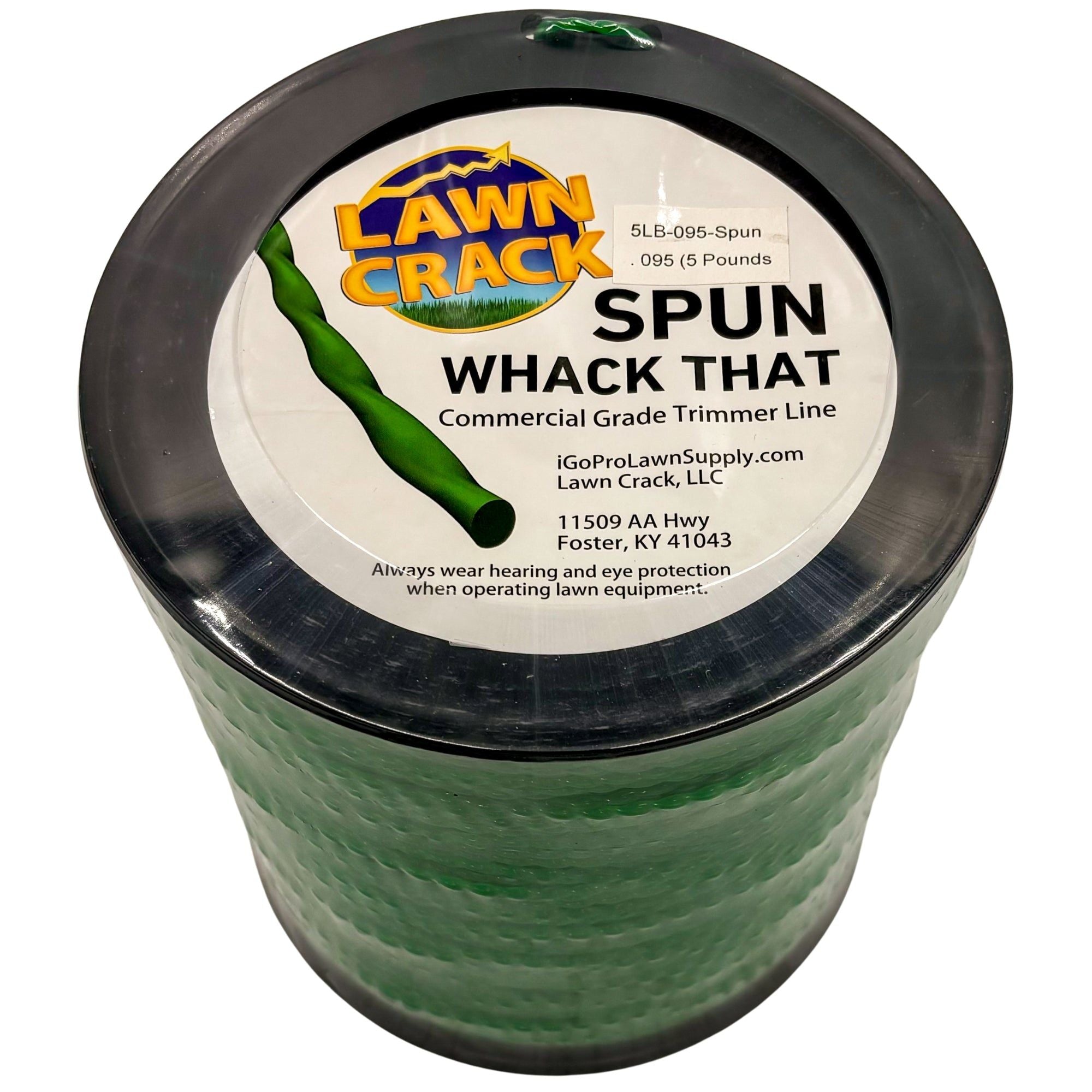 .095 Spun Trimmer Line 5 Pounds Commercial Grade Lawn Crack