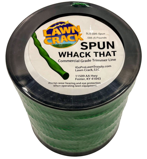 .095 Spun Trimmer Line 5 Pounds Commercial Grade Lawn Crack