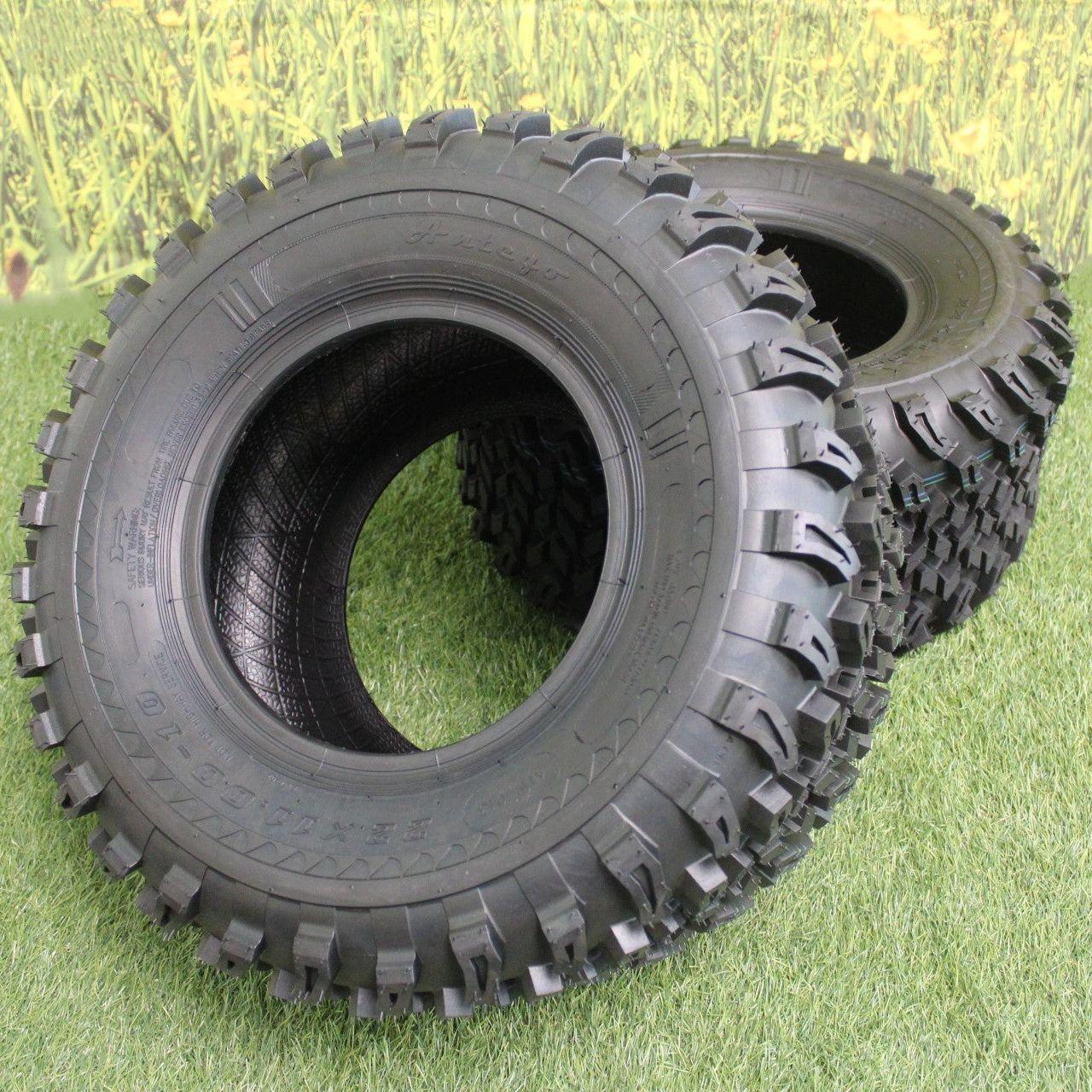 22x11.00-10  4 Ply ATV/UTV, Lawn and Garden Tire (Set of Four)