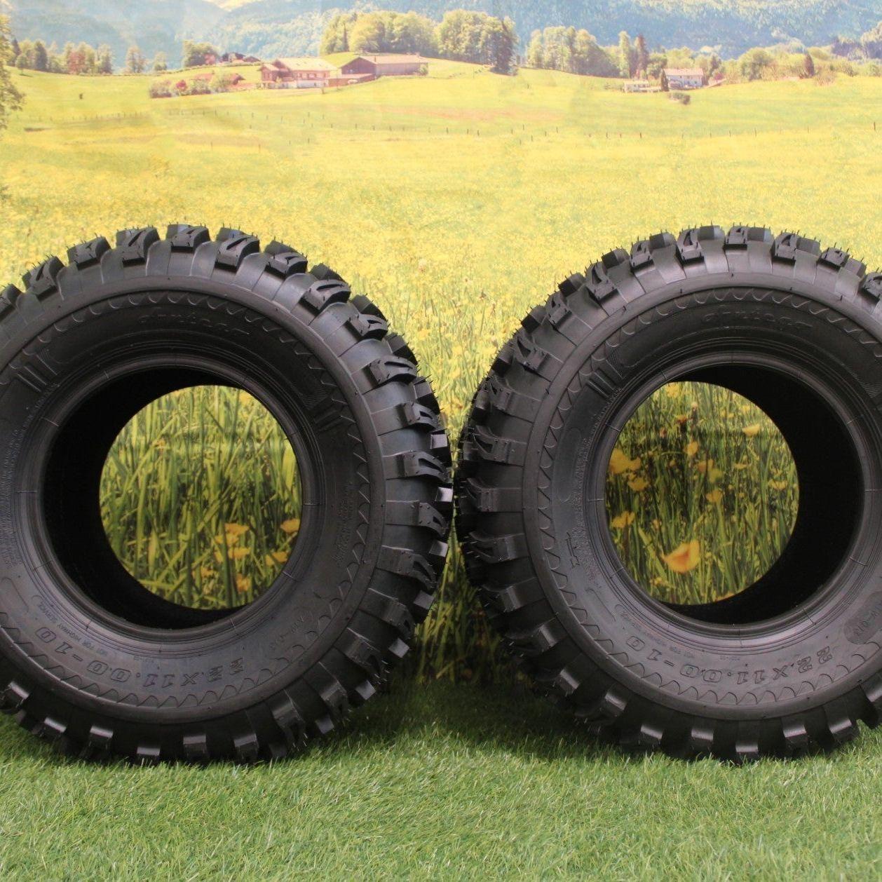 22x11.00-10  4 Ply ATV/UTV, Lawn and Garden Tire (Set of Four) - 0