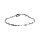 14K White Gold Classic 1 1/2 Cttw Diamond Tennis Bracelet-1