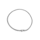 14K White Gold Classic 1 1/2 Cttw Diamond Tennis Bracelet-3