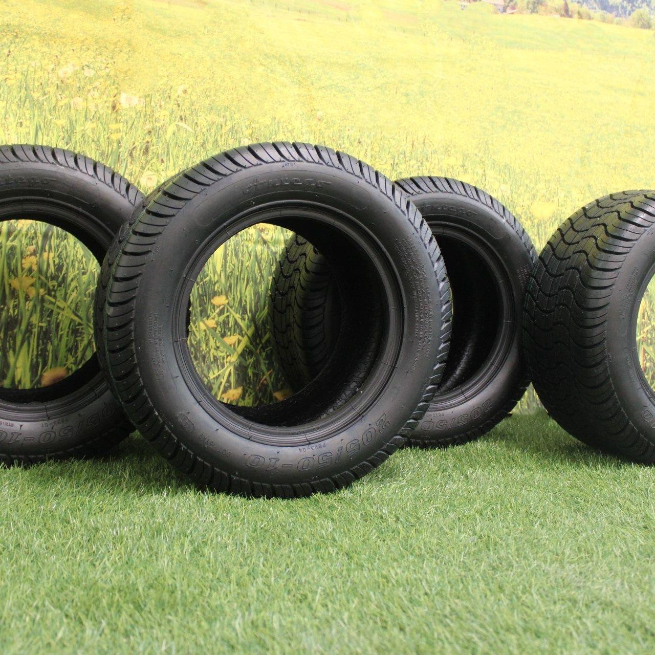 205/50-10  4 Ply (Set of 2) Golf Cart Tires DOT Rated ATW-016