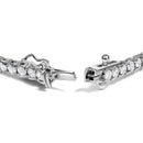 14K White Gold 3.00 Ctw Diamond Classic Standard 4 Prong Set Tennis Bracelet-2