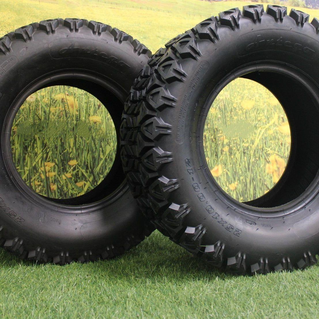 25x10.00-12 Kubota RTV's 900, 1100 & 1140 UTV's Tires 6 Ply (Set of 4)