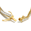 14K Yellow Gold Classic 5.00 Cttw Diamond Tennis Bracelet-2