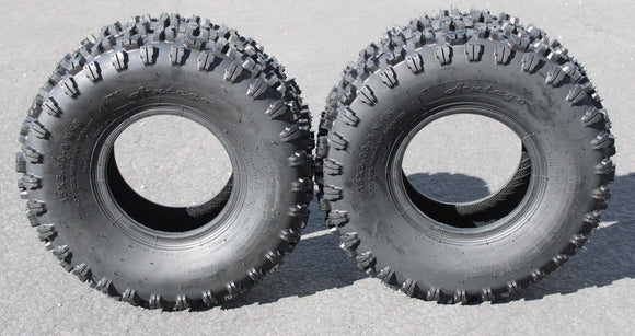 (Set of 2) Antego 15X5.00-6 ATW-053 2 ply Snow Blower Tires Non-directional