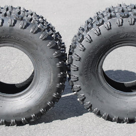 (Set of 2) Antego 15X5.00-6 ATW-053 2 ply Snow Blower Tires Non-directional