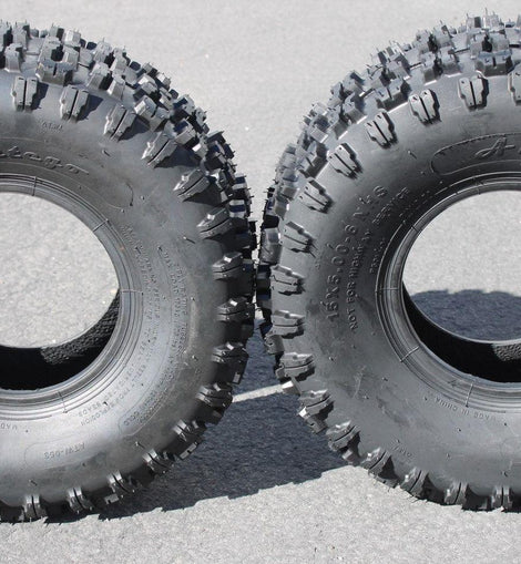 15x5.00-6 2-Ply Directional X-Trac Snow Tires - For Snow Blowers, Tractors, Gas-Powered Equipment