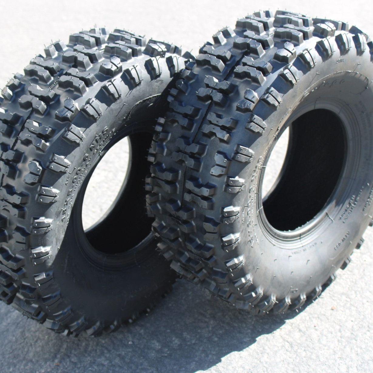 (Qty: 1) Antego 15X5.00-6 ATW-053 2 ply Snow Blower Tires Non-directional