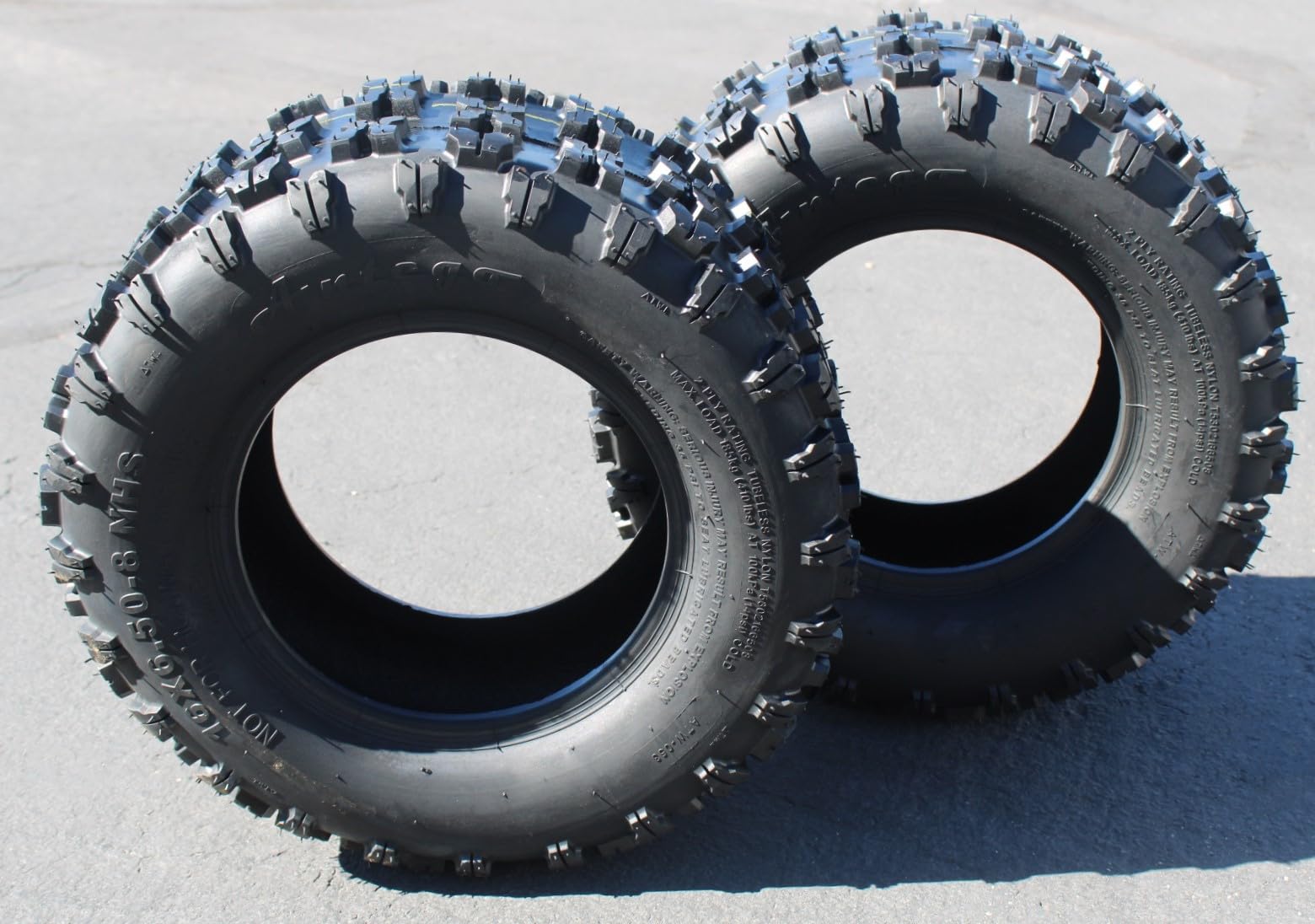 Antego 16X6.50-8 ATW-053 2 ply Snow tires (Set of 2) Non-directional - 0