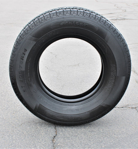 Antego ST205/75R14 Radial Trailer Tire, 8 Ply Load Range D (Set of 1)