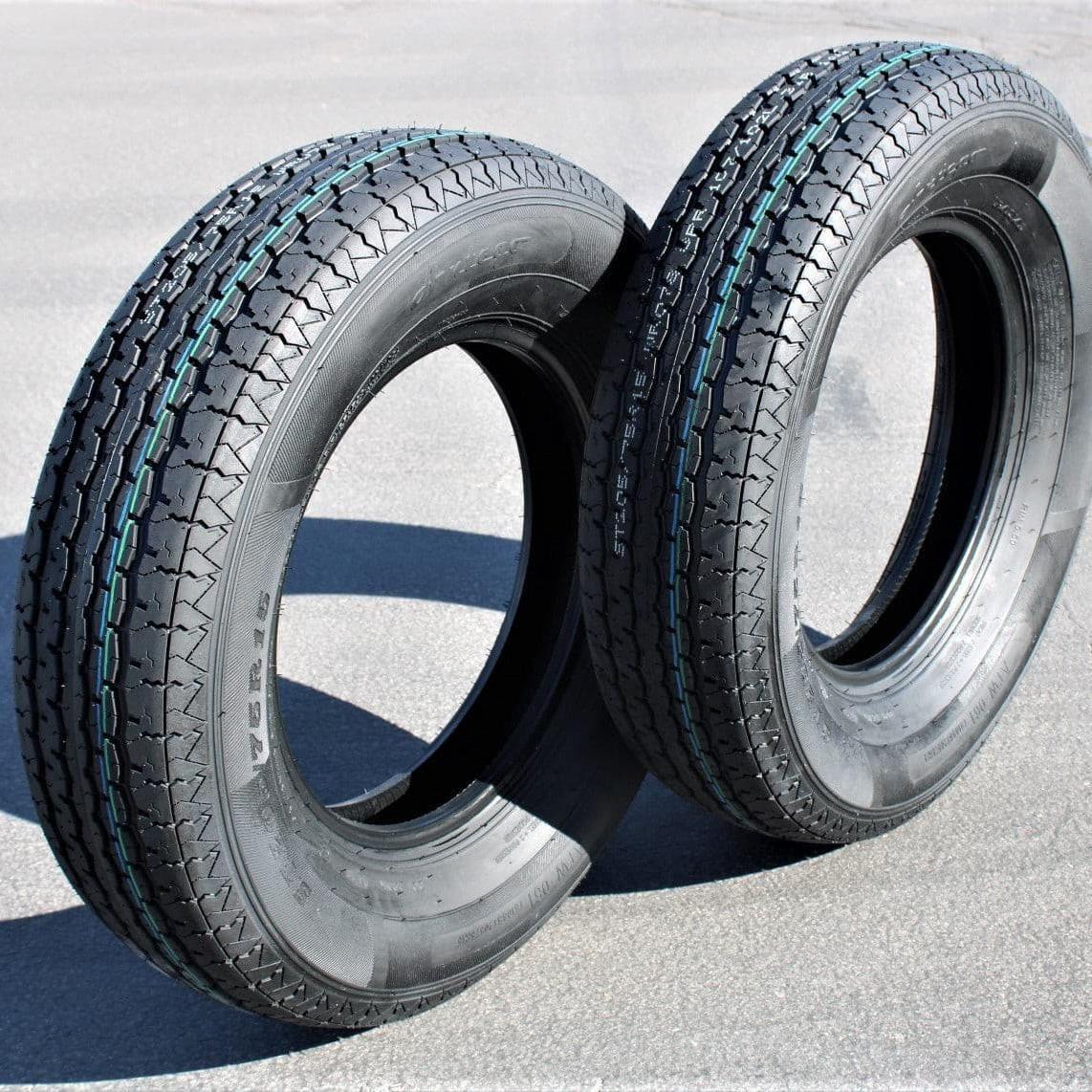 ST205/75R15 Trailer Tires 8 Ply Radial Load Range D