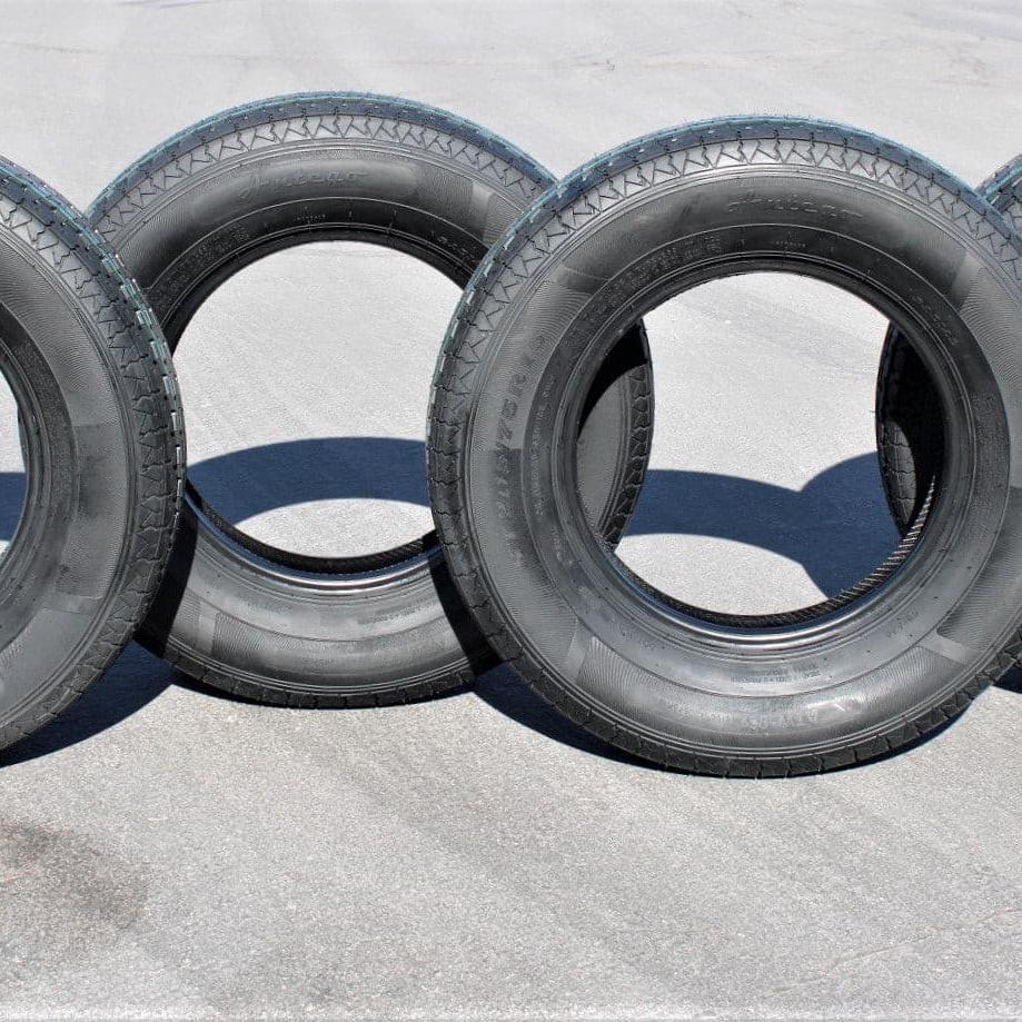 Antego ST205/75R15 Radial Trailer Tire - 8 Ply Load Range D (Set of 4)