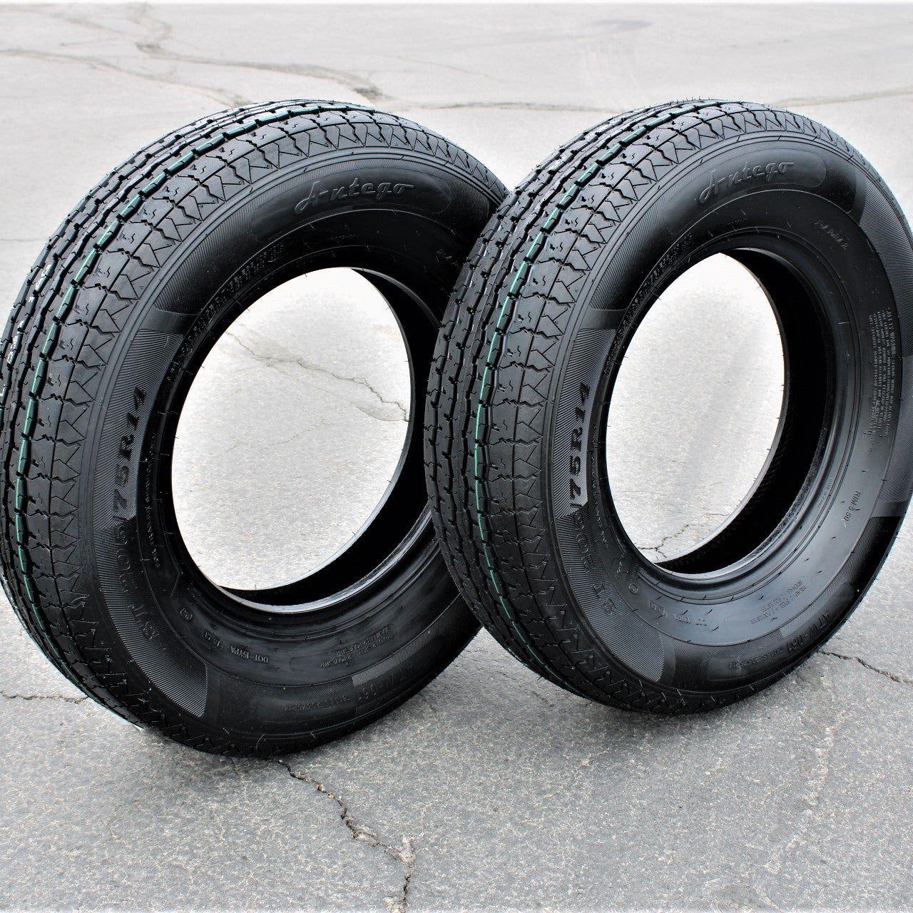 ST205/75R14 Trailer Tires Radial 8 Ply Load Range D