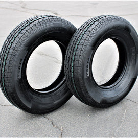 Antego ST205/75R14 Radial Trailer Tire, 8 Ply Load Range D (Set of 2)