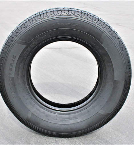 Antego ST225/75R15 Radial Trailer Tire - 8 Ply Load Range E (Set of 1)