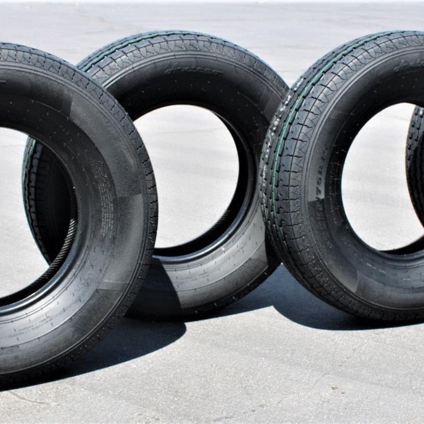 Antego ST225/75R15 Radial Trailer Tire - 10 Ply Load Range E (Set of 4)