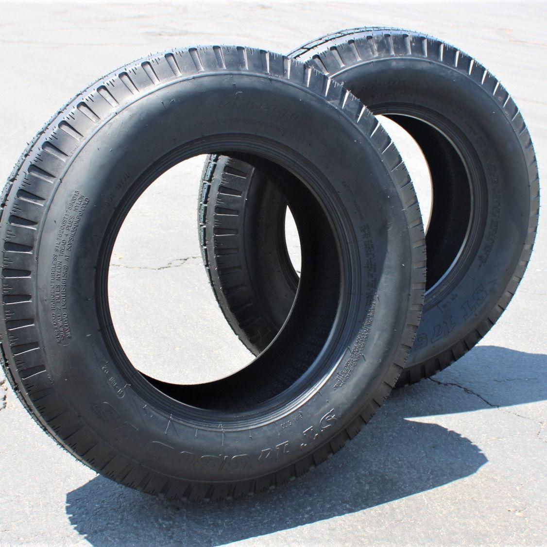 Antego ST175/80D13 Bias Trailer Tire, 6 Ply Load Range C (Set of 2)