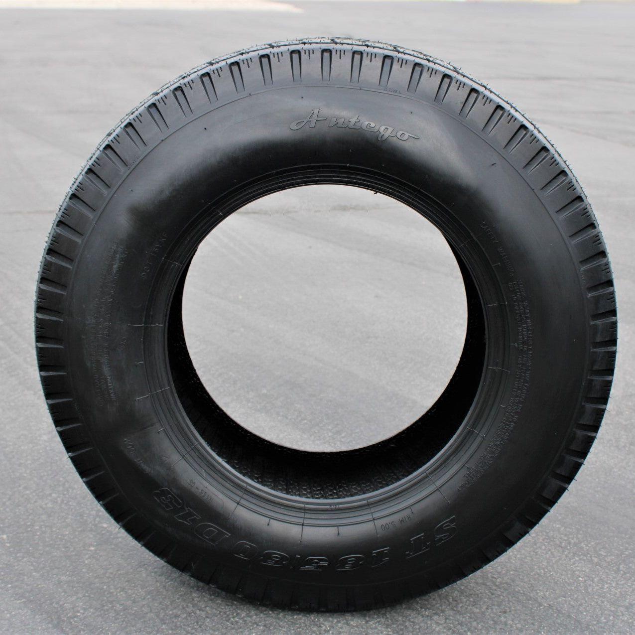 Antego ST185/80D13, 6PR Load Range C Trailer Tire by Antego Tire & Wheel (Set of 1) (1)