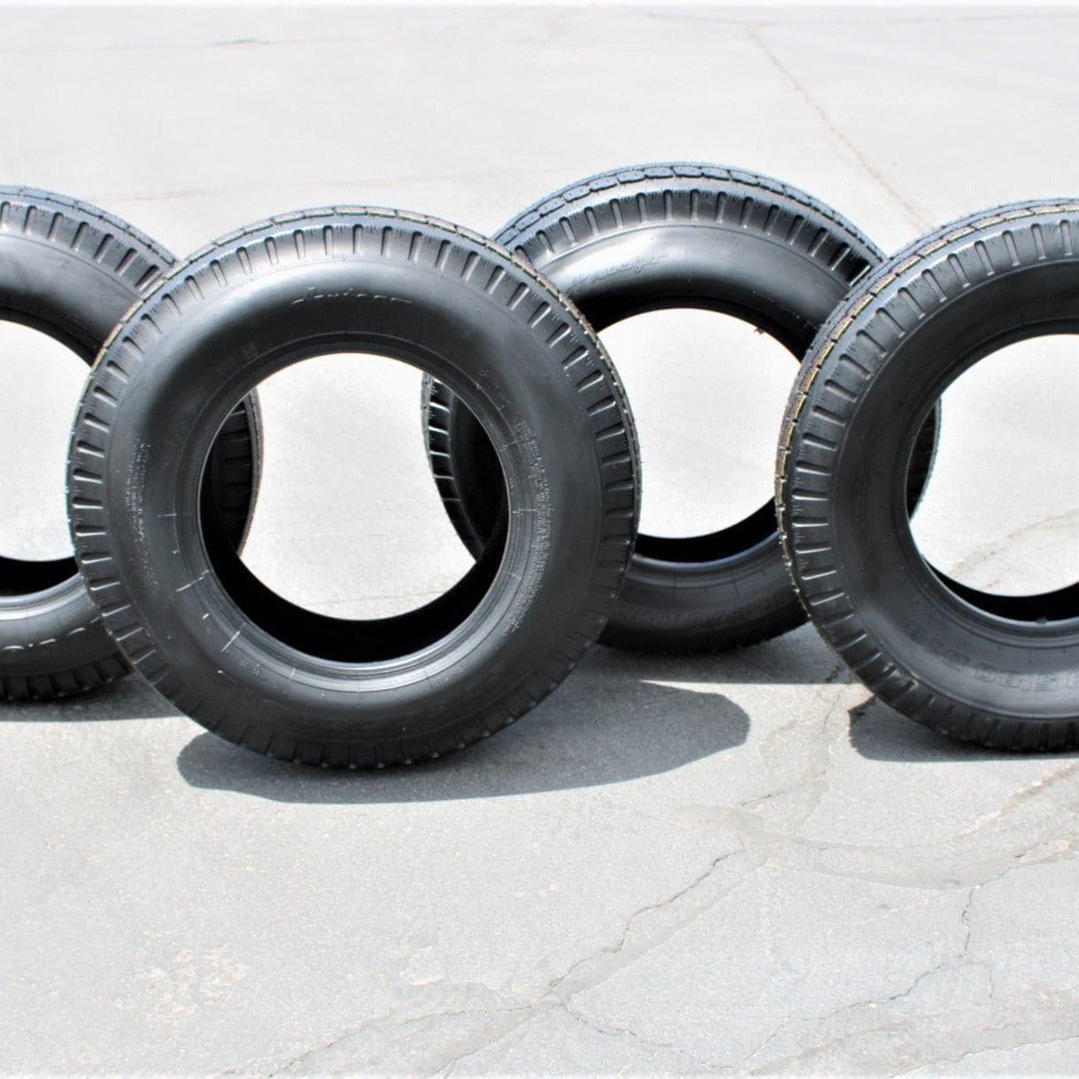 Antego ST185/80D13, 6PR Load Range C Trailer Tire by Antego Tire & Wheel (Set of 4) - 0