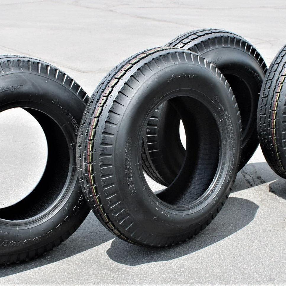 Antego ST185/80D13, 6PR Load Range C Trailer Tire by Antego Tire & Wheel (Set of 4)