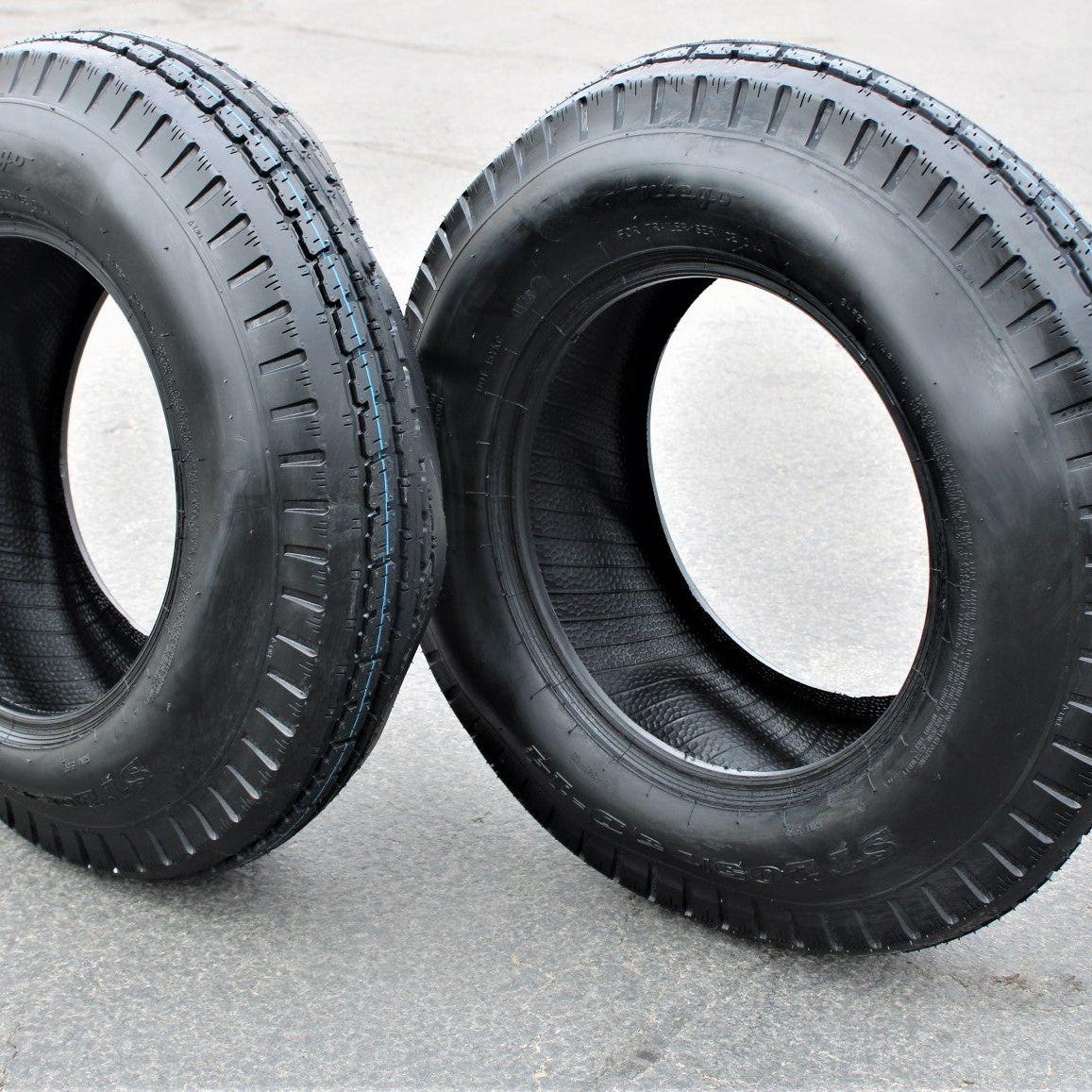 Antego ST205/75D14 Bias Trailer Tire, 6 Ply Load Range C (Set of 2)