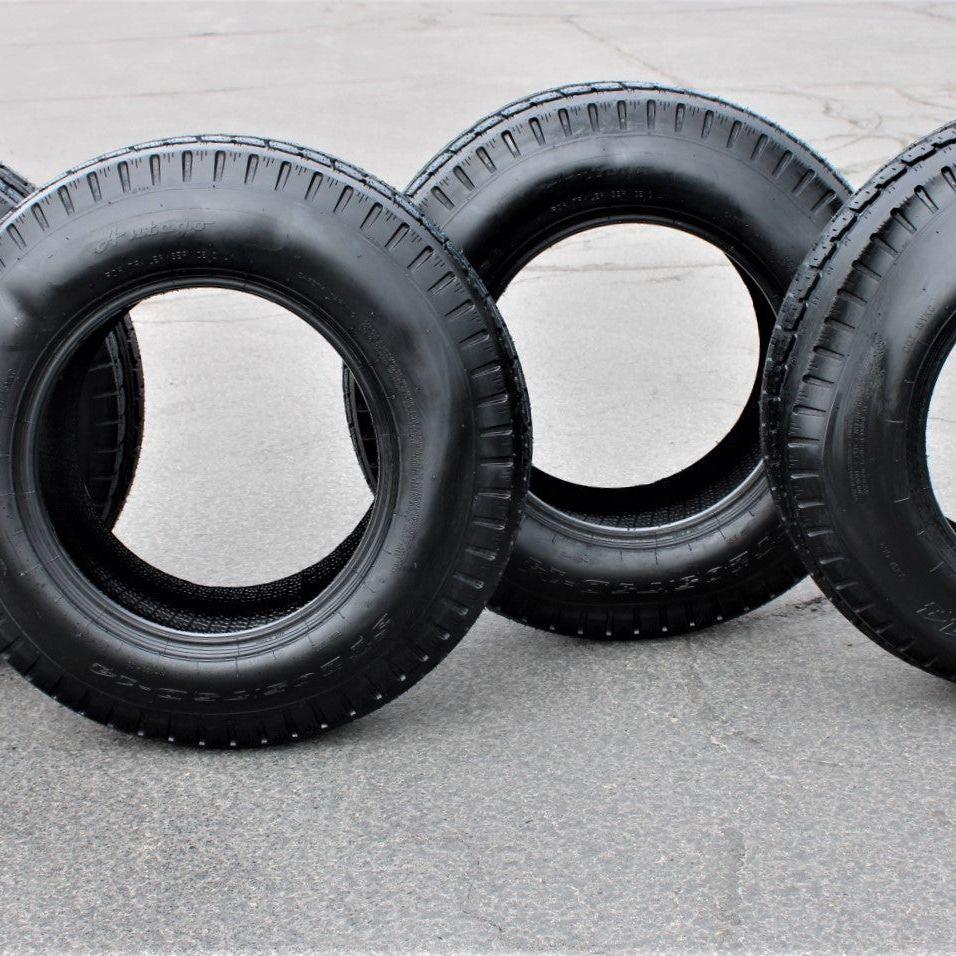 Antego ST205/75D14 Bias Trailer Tire, 6 Ply Load Range C (Set of 4)