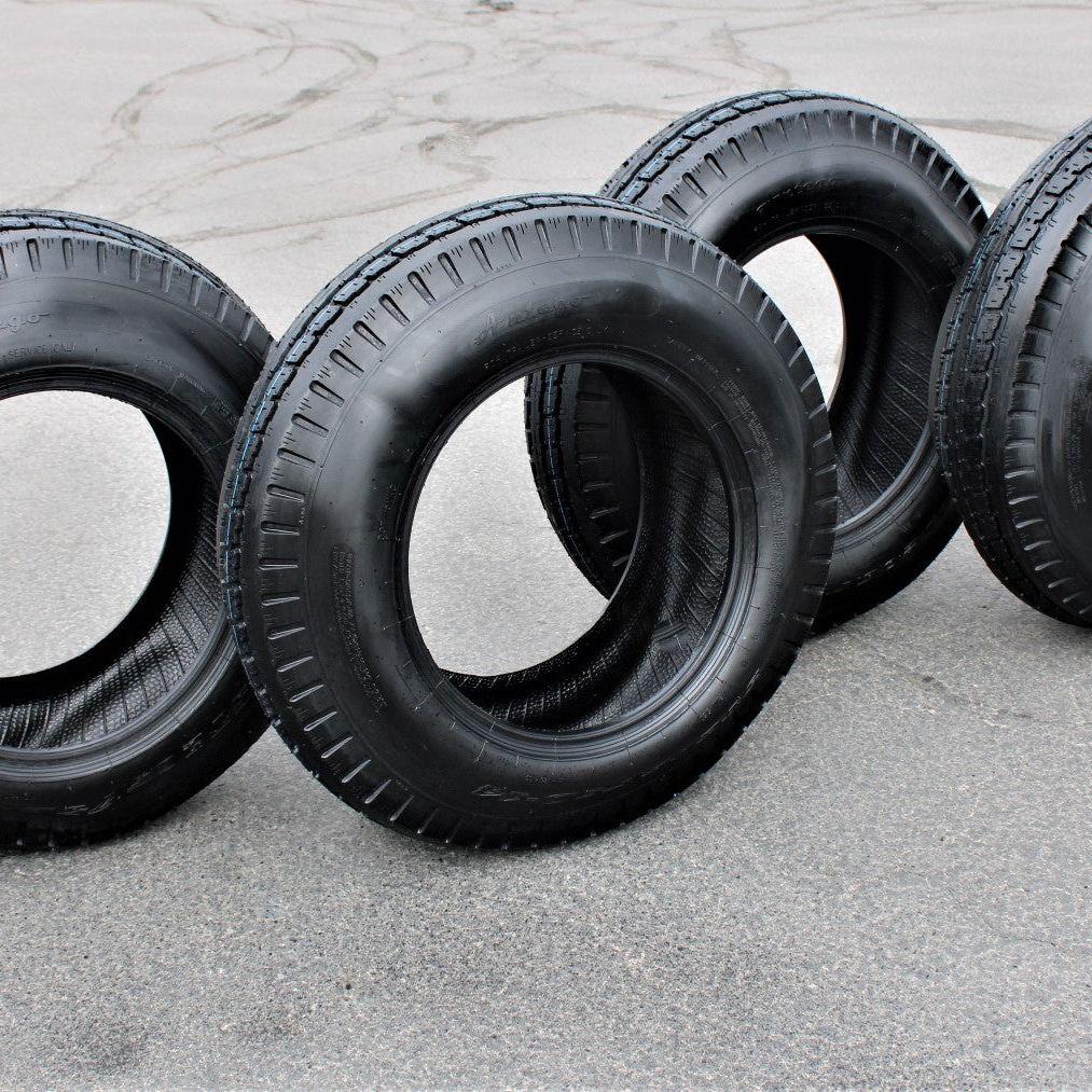 Antego ST205/75D14 Bias Trailer Tire, 6 Ply Load Range C (Set of 4) - 0