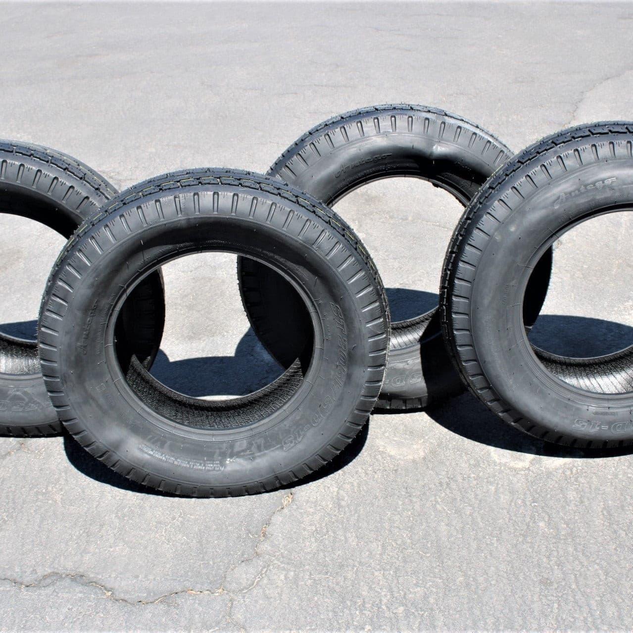 Antego ST205/75D15 Bias Trailer Tire, 6 Ply Load Range C (Set of 4) - 0