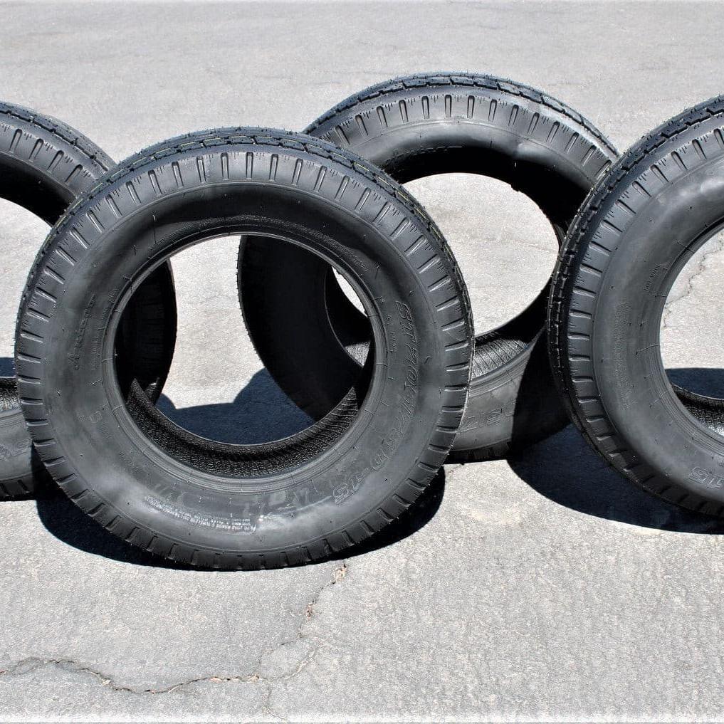 Antego ST205/75D15 Bias Trailer Tire, 6 Ply Load Range C (Set of 4)