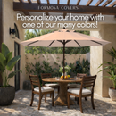 9ft Market Patio Umbrella 6 Rib Replacement Canopy Taupe-7