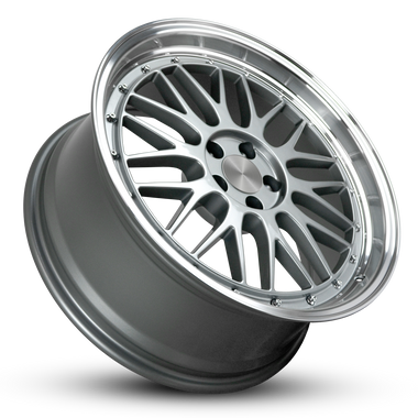 PRO TRAK | Gunmetal Polished Lip | 18x8.0 ( 5x100 ) - 0