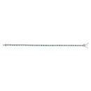 14K White Gold 4.0 Cttw Alternating White and Blue Lab Grown Diamond Tennis Bracelet - 7" inches-3