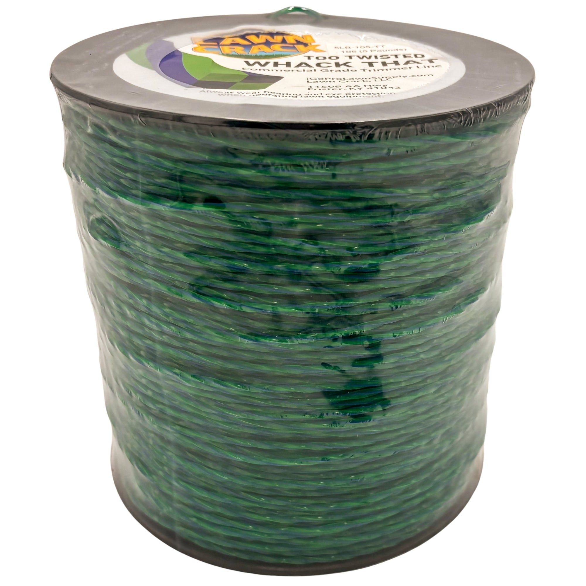 .105 Too Twisted Trimmer Line 5 Pounds Commercial Grade Lawn Crack